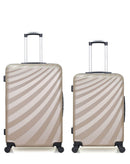 WAVE PARIS - Lot de 2 - Valises grand format et weekend DANUBE
