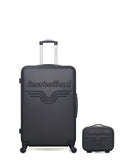 AMERICAN TRAVEL - LOT DE 2 - Valises grand format et vanity CHELSEA