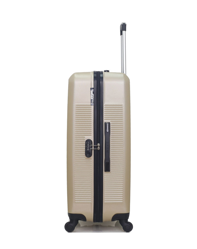 WAVE PARIS - Lot de 3 - Valise grand format, valise weekend et vanity SELENGA