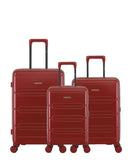 Lot de 3 Valises Rigides Taille Moyenne, Cabine et Cabine XS LYNDA