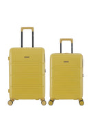 Lot de 2 Valises Rigides Taille Moyenne et Cabine LYNDA