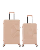 Lot de 2 Valises Rigides Grand Format et Taille Moyenne CELIA