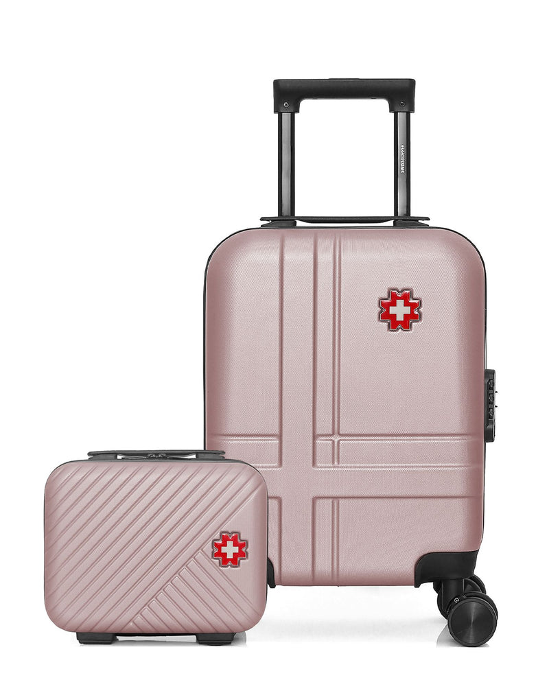 SWISS KOPPER  -  Lot de 2  -  Valise cabine XXS et vanity USTER