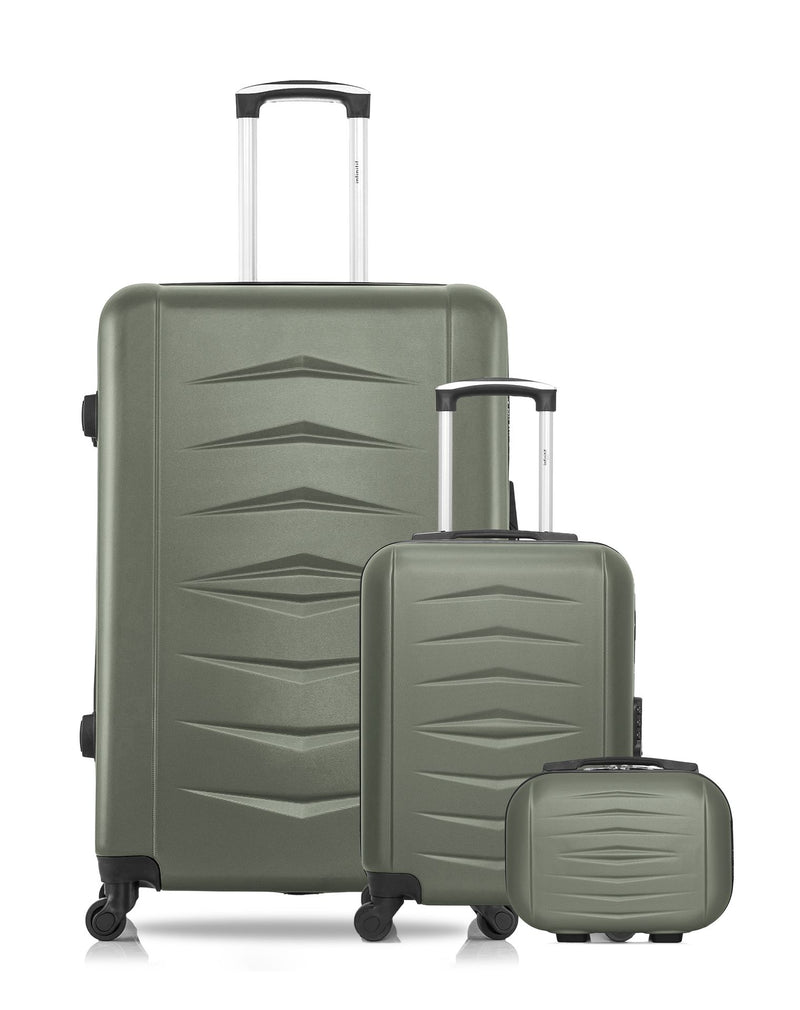 Lot de 3 - Valises grand format, cabine XXS et vanity OVIEDO