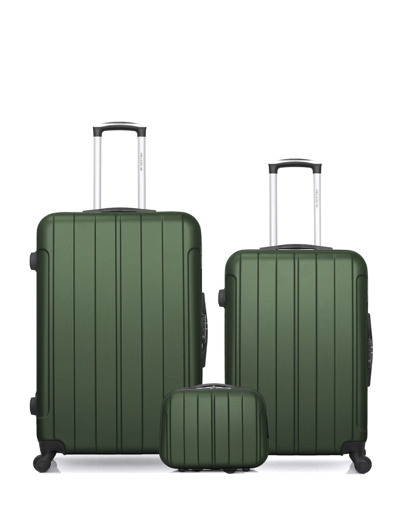 BLUESTAR - LOT DE 3 - Valises grand format, weekend et vanity NAPOLI