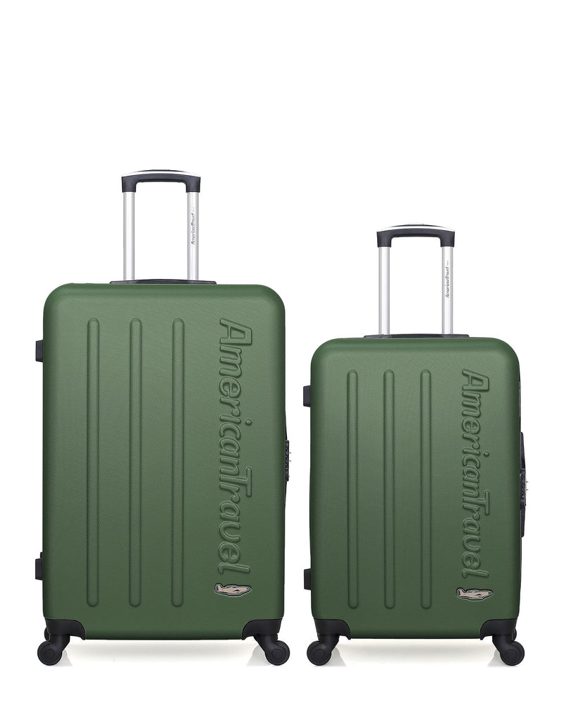 AMERICAN TRAVEL - Lot de 2 - Valises grand format et weekend BRONX