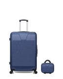 WAVE PARIS - Lot de 2 - Valises Grand Format et Vanity SELENGA