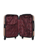 AMERICAN TRAVEL - LOT DE 2 - Valise Cabine et Valise Cabine XXS BROOKLYN