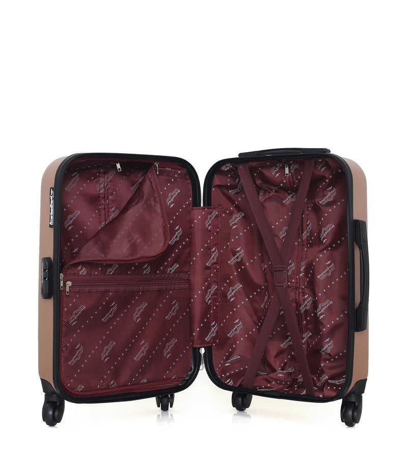 AMERICAN TRAVEL - Valise Cabine ABS BROOKLYN 4 Roues 55 cm