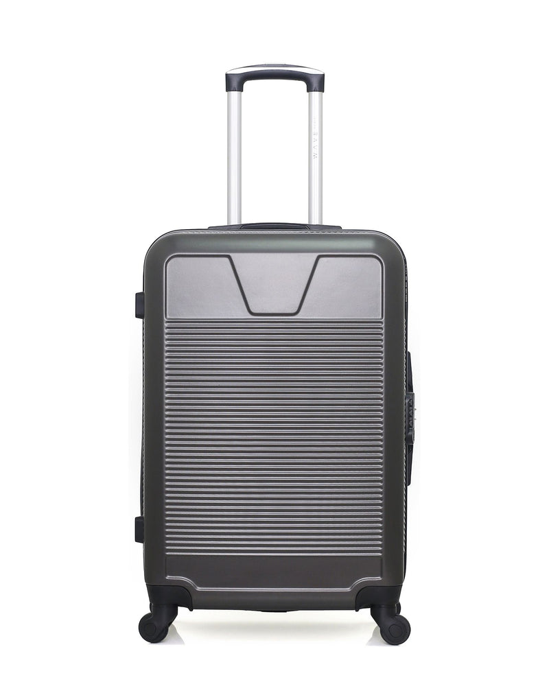 WAVE PARIS - Valise Weekend SELENGA 65 cm 4 Roues