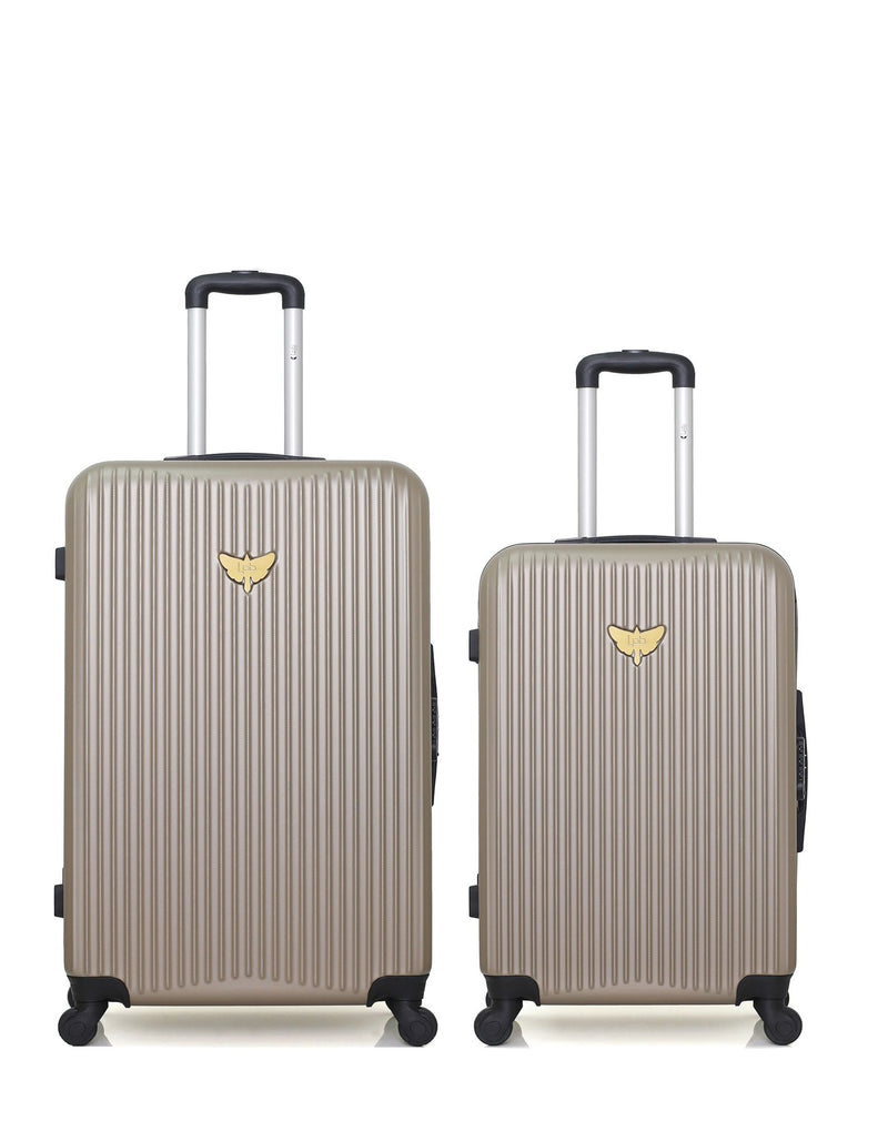 LPB LUGGAGE - Lot de 2 - Valises grand format et weekend AGATA