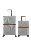 Lot de 2 Valises Rigides Grand Format et Cabine OAKLAND