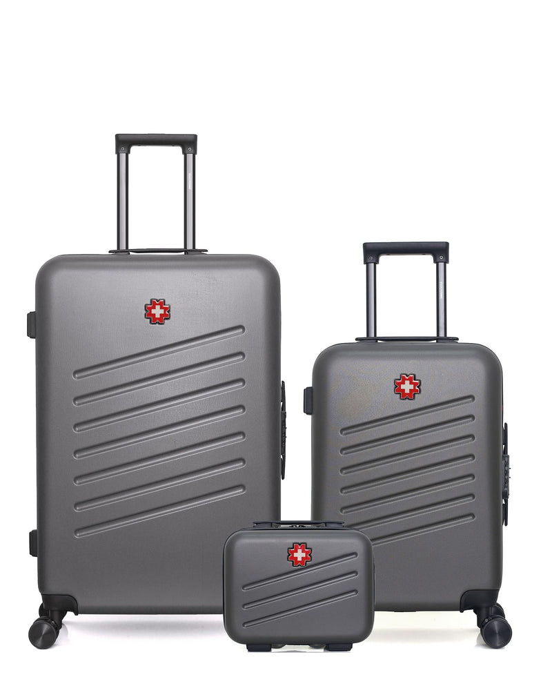 SWISS KOPPER - LOT DE 3 - Valises grand format, cabine et vanity ZURICH