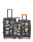 Lot de 3 Valises Rigides Taille Moyenne, Cabine et Cabine XS LUGERS