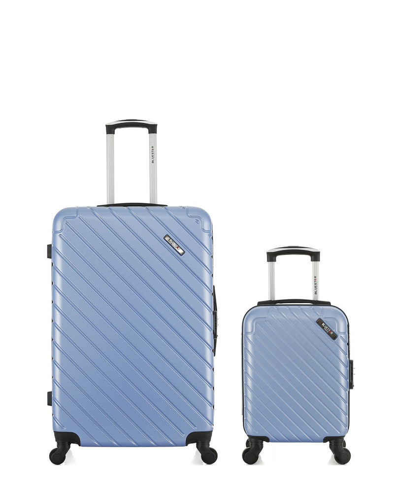 BLUESTAR - Lot de 2 Valise grand format et valise cabine XXS CITE -