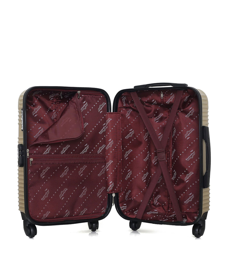 AMERICAN TRAVEL - Lot de 2 - Valises cabine et cabine XXS MEMPHIS