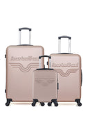 AMERICAN TRAVEL - LOT DE 3 - Valises grand format, weekend et cabine XXS CHELSEA