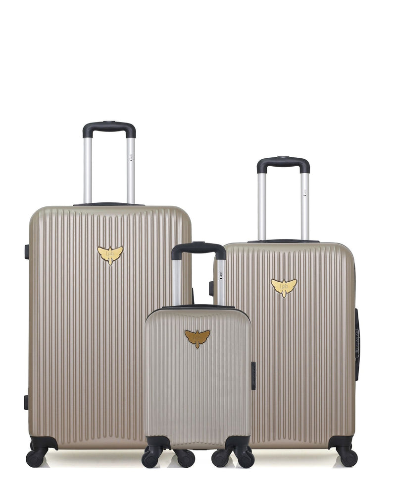 LPB LUGGAGE - LOT DE 3 - Valises grand format, weekend et cabine XXS AGATA