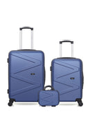 WAVE PARIS - Lot de 3 - Valises weekend, cabine et vanity AMAZONE