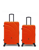 Lot de 2 Valises Rigides Grand Format et Taille Moyenne SERENA