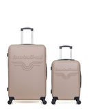 AMERICAN TRAVEL - LOT DE 2 - Valise Grand Format et Valise Cabine CHELSEA