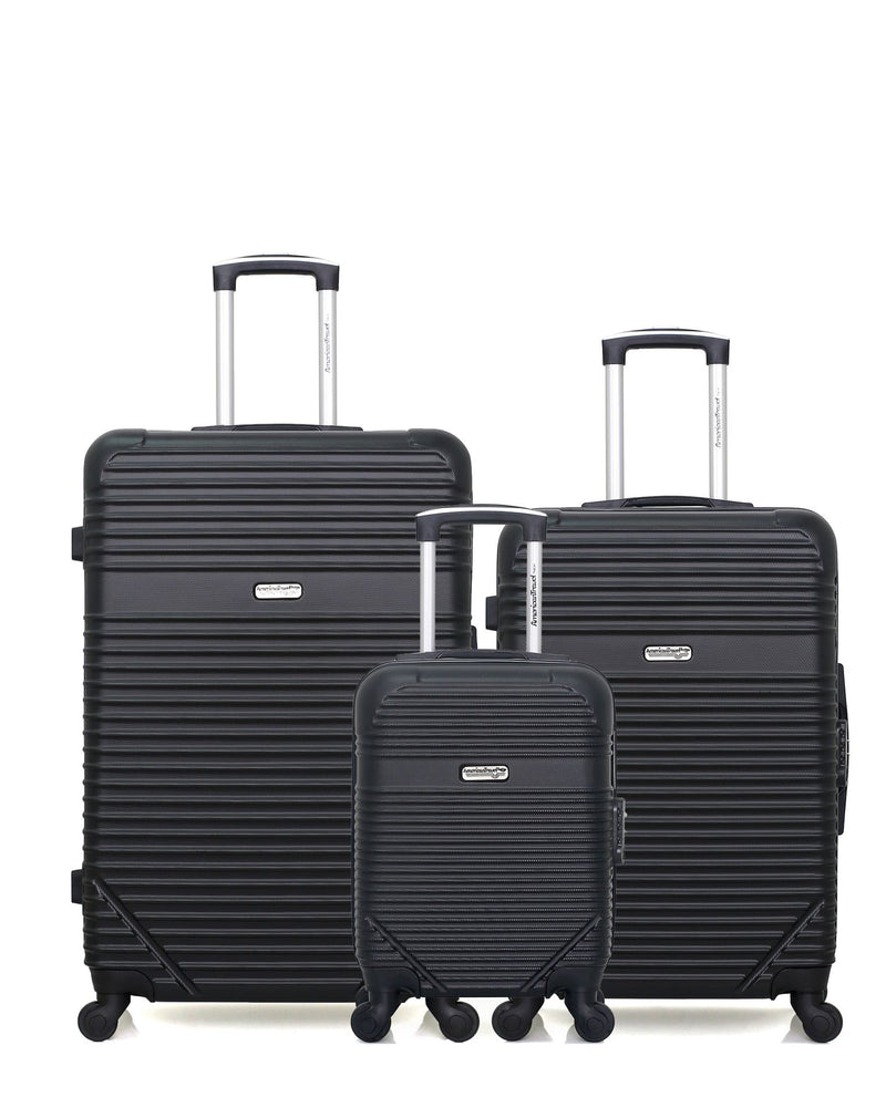 Lot de 3 - Valises grand format, weekend et cabine XXS MEMPHIS