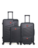 SWISS KOPPER - LOT DE 4 - Valise Grand Format, Valise Week-end, Valise Cabine et Vanity ZURICH