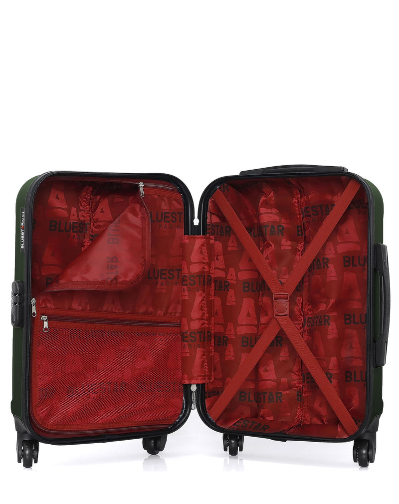 BLUESTAR - Valise Cabine NAPOLI 55 cm 4 Roues