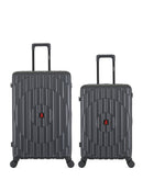 Lot de 2 Valises Rigides Grand Format et Taille Moyenne ODEON