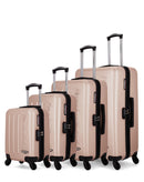 AMERICAN TRAVEL - Set de 4 Valises BRONX-M