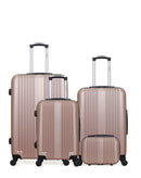HERO - LOT DE 4 - Valises grand format, weekend, cabine et vanity LIPARI