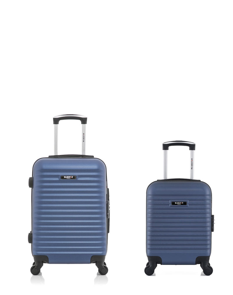 BLUESTAR - Lot de 2 - Valises cabine et cabine XXS BRAZILIA