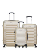 BLUESTAR - LOT DE 3 - Valises grand format, weekend et cabine LIMA