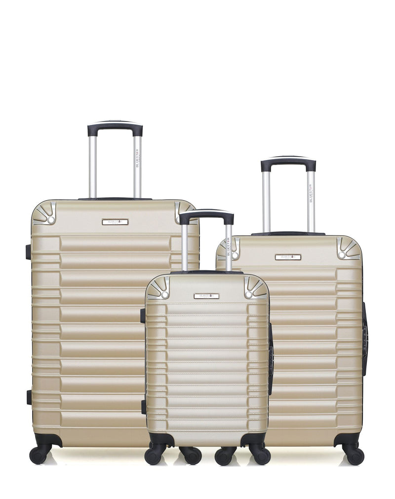 BLUESTAR - LOT DE 3 - Valises grand format, weekend et cabine LIMA