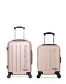 AMERICAN TRAVEL - LOT DE 2 - Valises cabine et cabine XXS BRONX