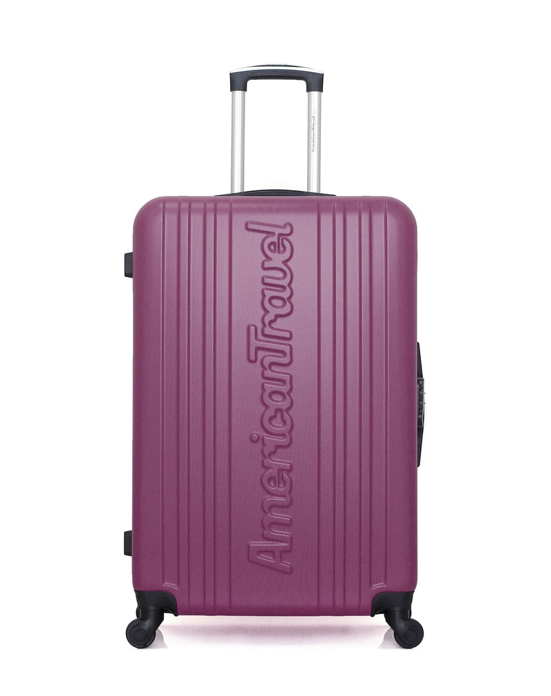 AMERICAN TRAVEL - LOT DE 4 - Valises grand format, weekend, cabine et cabine XXS SPRINGFIELD