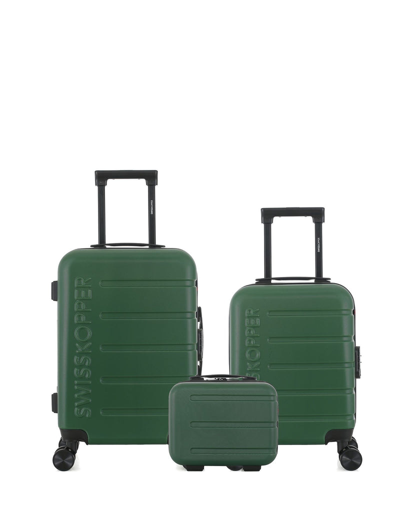 SWISS KOPPER - LOT DE 3 - Valises cabine, cabine XXS et vanity AIGLE