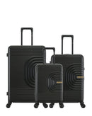 Lot de 3 Valises Rigides Grand Format, Taille Moyenne et Cabine XS CELIA