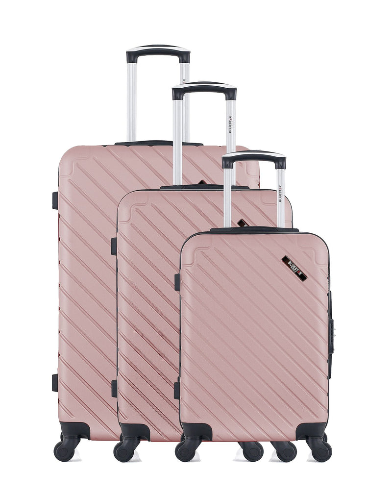 BLUESTAR - Set de 3 Valises CITE 75 cm 4 Roues