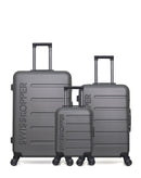 SWISS KOPPER - LOT DE 3 - Valises grand format, weekend et cabine XXS AIGLE