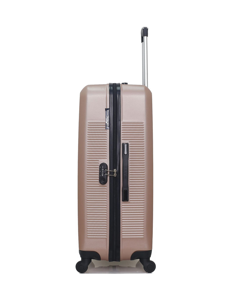 WAVE PARIS - Lot de 3 - Valise grand format, valise weekend et vanity SELENGA