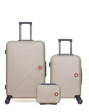SWISS KOPPER - LOT DE 3 - Valise Grand Format, Valise Cabine et Vanity SPIEZ
