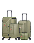 SWISS KOPPER - LOT DE 4 - Valise Grand Format, Valise Week-end, Valise Cabine et Vanity RUTI