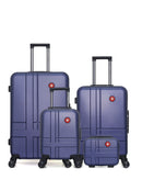 SWISS KOPPER - LOT DE 4 - Valise Grand Format, Valise Week-end, Valise Cabine XXS et Vanity USTER