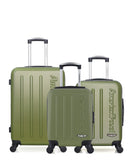 AMERICAN TRAVEL - Lot de 3 - Valises weekend, cabine et cabine XXS BRONX