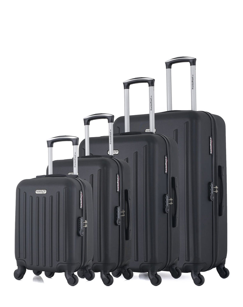 AMERICAN TRAVEL - SET DE 4 ABS BROOKLYN-M 4 Roues