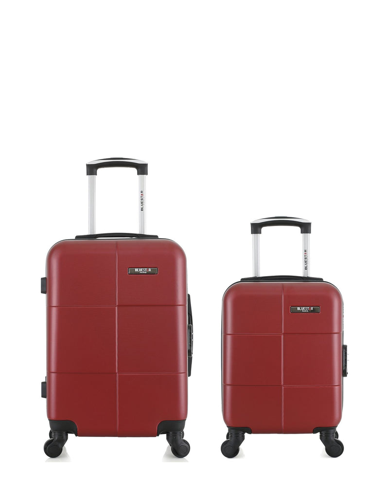 BLUESTAR - LOT DE 2 - Valises cabine et cabine XXS MIAMI