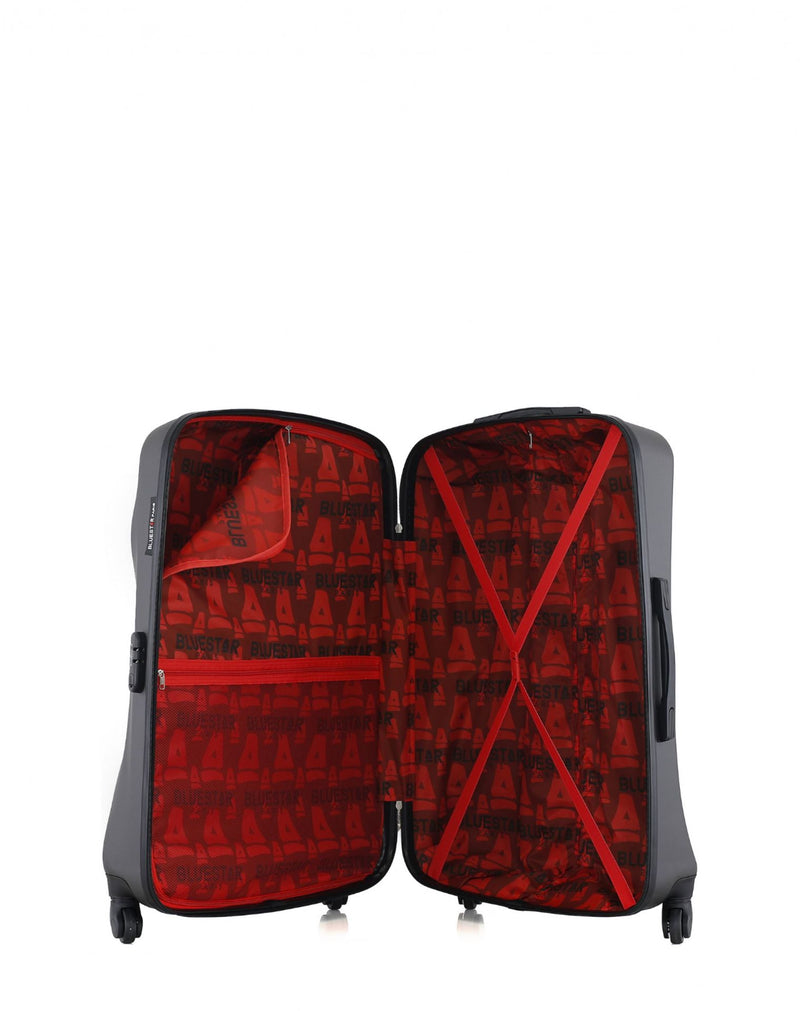 BLUESTAR - Set de 3 Valises GARIBALDI 75 cm 4 Roues