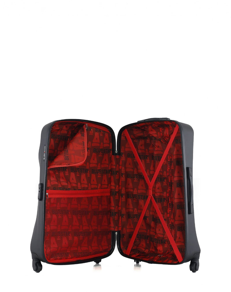 BLUESTAR - Set de 3 Valises GARIBALDI 75 cm 4 Roues