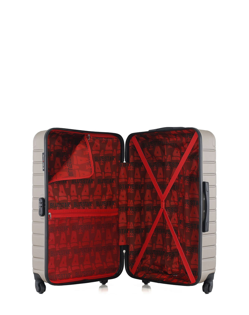 BLUESTAR - Set de 4 Valises CITE-M 75 cm 4 Roues
